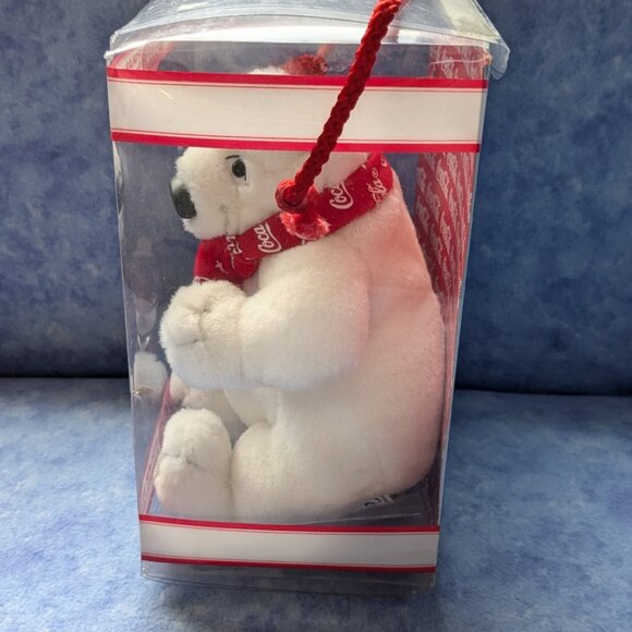 Collectable Coca Cola Polar Bear with Polar Bear clip-on Watch - Picture 10 of 11